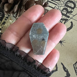 Cassiel Black Aura Druzy Coffin