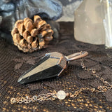 Midnight Shungite Pendulum
