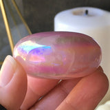 Angel Aura Calming Rose Quartz Heart