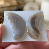 Joyful Light Agate Butterfly Wings