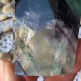 Freeform Rainbow Fluorite Tower F17