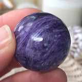 Mystic Glow Charoite Sphere (AAA Grade)