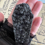 Artemis Black Aura Druzy Coffin