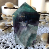 Freeform Rainbow Fluorite Tower F17