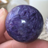 Purple Vision Charoite Sphere (AAA Grade)