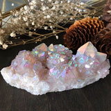 Lilac Angel Aura Spirit Quartz Cluster