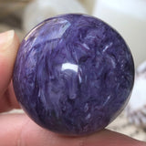 Cosmic Drift Charoite Sphere (AAA Grade)