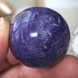 Purple Vision Charoite Sphere (AAA Grade)