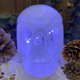 Quartz Crystal Hollow Skull
