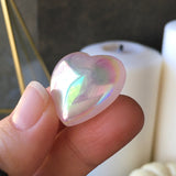 Angel Aura Soothing Rose Quartz Heart