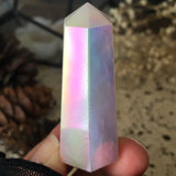 Angel Aura Dream Whisper Rose Quartz Point