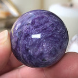 Mystic Glow Charoite Sphere (AAA Grade)