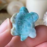 Cerulean Tides Larimar Turtle