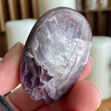 Lilac Dragon’s Egg Lepidolite Palm Stone