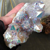 Lilac Angel Aura Spirit Quartz Cluster