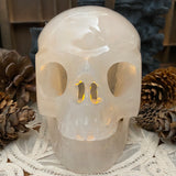 Quartz Crystal Hollow Skull