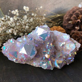 Lilac Angel Aura Spirit Quartz Cluster