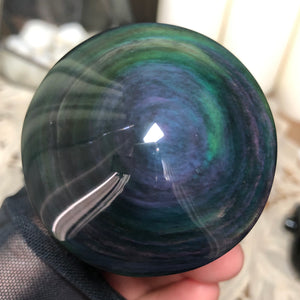 Wonderland Rainbow Obsidian Mushroom