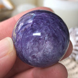 Mystic Glow Charoite Sphere (AAA Grade)