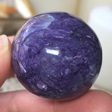 Purple Vision Charoite Sphere (AAA Grade)