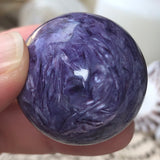 Cosmic Drift Charoite Sphere (AAA Grade)