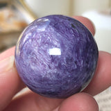 Mystic Glow Charoite Sphere (AAA Grade)