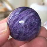 Mystic Glow Charoite Sphere (AAA Grade)