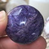Cosmic Drift Charoite Sphere (AAA Grade)