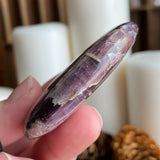 Orchid Shimmer Lepidolite Palm Stone