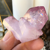 Rose Aura Ceres Quartz Cluster