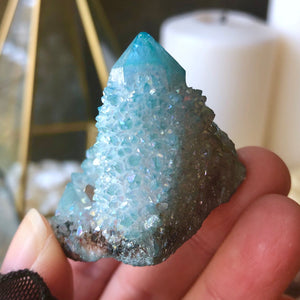 Aqua Aura Blue Skies Spirit Quartz