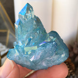 Aqua Aura Lowtide Quartz Cluster