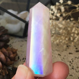 Angel Aura Dream Whisper Rose Quartz Point