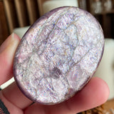 Orchid Shimmer Lepidolite Palm Stone