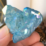 Aqua Aura Lowtide Quartz Cluster