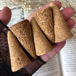 5 Large Handcrafted Palo Santo Incense Cones