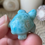 Tranquil Waters Larimar Turtle