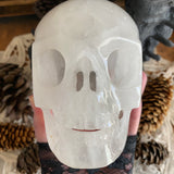 Quartz Crystal Hollow Skull