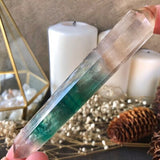 Double Terminated Banded Fluorite Point