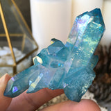 Aqua Aura Ocean Flow Quartz Cluster