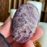 Lilac Dragon’s Egg Lepidolite Palm Stone