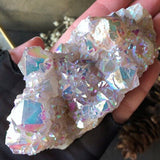 Lilac Angel Aura Spirit Quartz Cluster