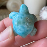 Tranquil Waters Larimar Turtle