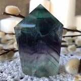 Freeform Rainbow Fluorite Tower F17