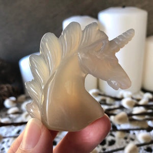 Mini Agate Unicorn