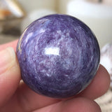 Mystic Glow Charoite Sphere (AAA Grade)