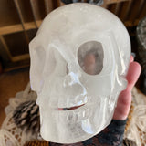 Quartz Crystal Hollow Skull