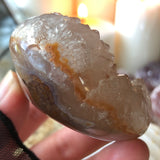 RARE Mystic Glow Peach Agate Quartz Heart